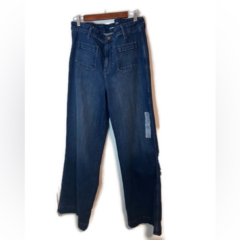 NWOT Old Navy extra high rise wide leg jeans, size 14